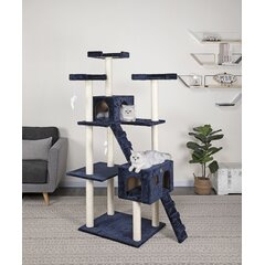 Navy blue 2024 cat tree